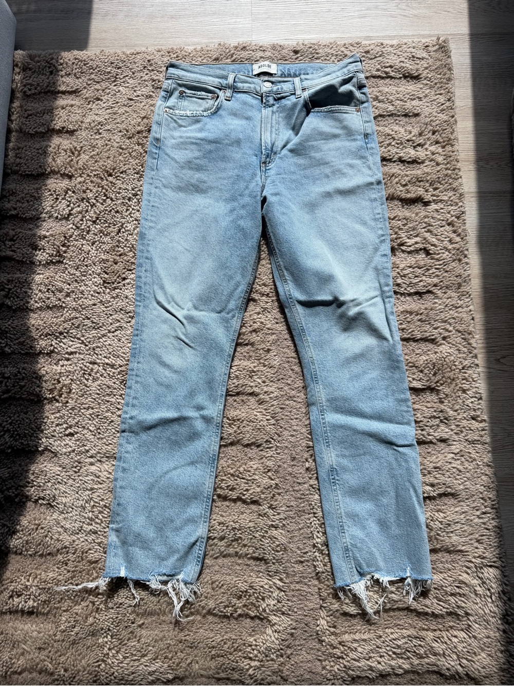 AGOLDE Merrel Mid-Rise Straight jean,